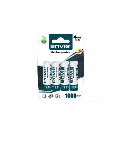 India Desire : Buy Envie AA 1000 4PL Ni-CD Rechargeable Battery (White) at Rs. 87  from Amazon [Apply 5% Off Coupon]