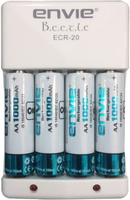 India Desire : Buy Envie Beetle Charger ECR-20 + 4xAA 1000 Ni-Cd Battery  Camera Battery Charger at Rs. 199 from Flipkart [[Regular Price Rs 474]]