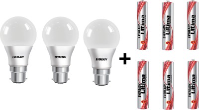 India Desire : Buy Eveready 10W LED Bulb Pack of 2 with Free 4 Batteries  (White, Pack of 2) At Rs 159 From Flipkart