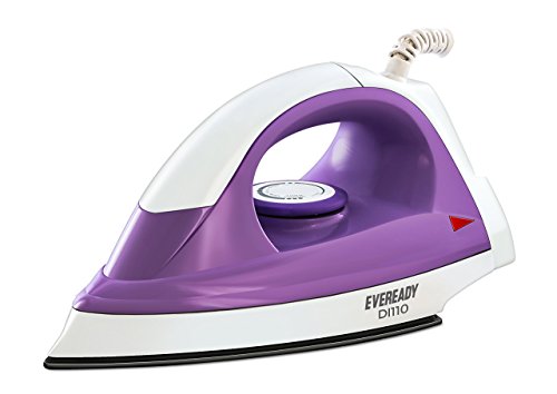 India Desire : Buy Eveready DI110 1000-Watt Dry Iron (White) at Rs. 499 from Amazon