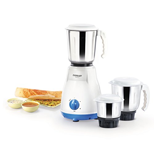 India Desire : Buy Eveready DIFICIL 500-Watt 3 Jar Mixer Grinder at Rs. 1274 from Paytmmall [Amazon Price Rs 1989]