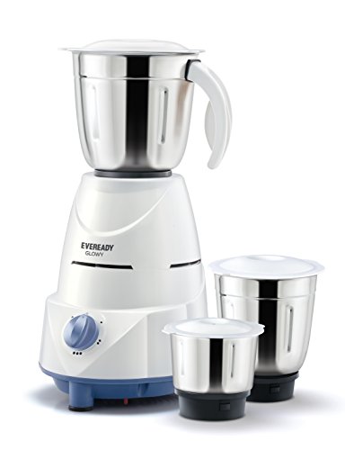India Desire : Buy Eveready Mixer Grinder GLOWY White and Blue at Rs. 1058 from Pepperfry [MRP Rs 2995]