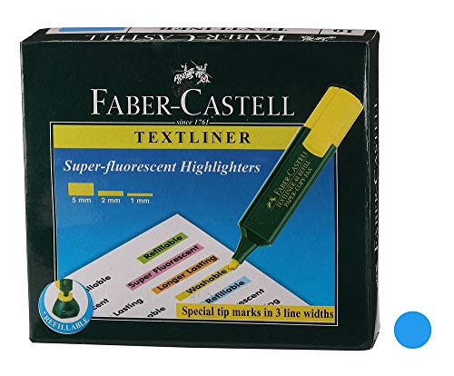 India Desire : Buy Faber-Castell Textliner - Pack of 10 (Blue) at Rs. 125 from Amazon