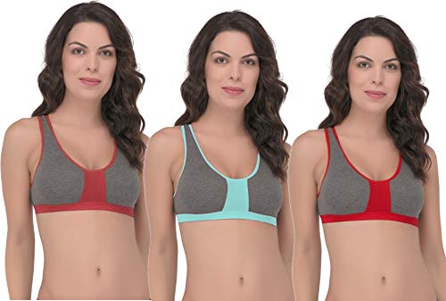 India Desire : Buy Fabme Women's Full Cup Non Padded Non Wired Bra (Pack of 3) (PO3-BR0270_Maroon, Sea Green, Red_34B) at Rs. 125 from Amazon