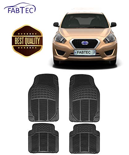 India Desire : Buy Fabtec Car Foot Mat PVC Rubber Floor Mat for Datsun Go Plus (Black) (Set of 4) at Rs. 58 from Amazon [Regular Price Rs 599]