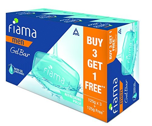 India Desire : Buy Fiama Men Refreshing Pulse Gel Bar, 125g (Buy 3 Get 1 Free) at Rs. 121 from Amazon [Regular Price Rs 186]