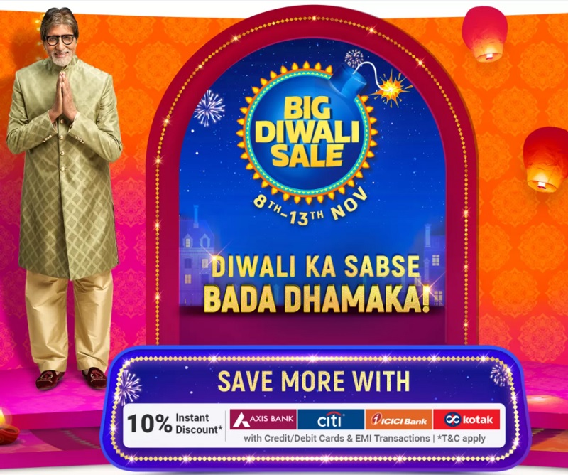 Flipkart Big Diwali Sale 2020 Offers & Dates (8th-13th Nov): 90% Off ...