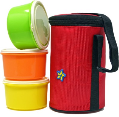 India Desire : Buy Flipkart SmartBuy Jumbo Lunch Box with 3 Big Containers 3 Containers Lunch Box(1200 ml) at Rs. 199 from Flipkart