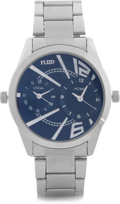 India Desire : Flipkart Steal Deal: Buy Fluid FL101-WHITE Analog Watch  - For Men at Rs. 449 [MRP Rs 5999]