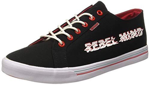 India Desire : Buy Flying Machine Mens Panther Black Sneakers-10 UK/India At Rs. 440 from Amazon [Flat 82% Off]