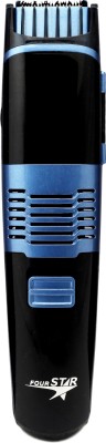 India Desire : Buy Four Star FS-6166 Vaccum Corded & Cordless Trimmer for Men(Blue) at Rs. 699 from Flipkart [Regular Price Rs 899]