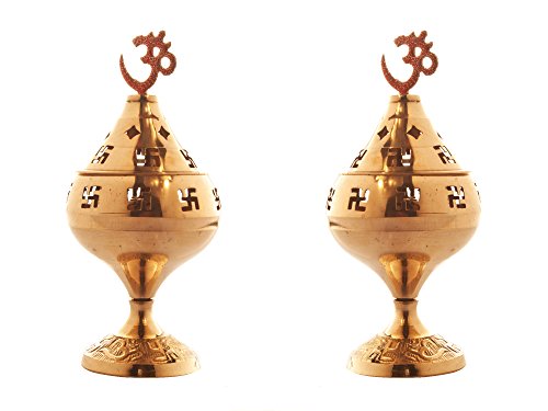 India Desire : Buy Frestol Brass Om Devi Jyoti (7 cm x 7 cm x 15 cm, Golden, Set of 2) Buy 1 Get 1 at Rs. 123 from Amazon