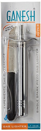 India Desire : Buy Ganesh Gas Lighter with Free Knife, Silver at Rs. 46 from Amazon