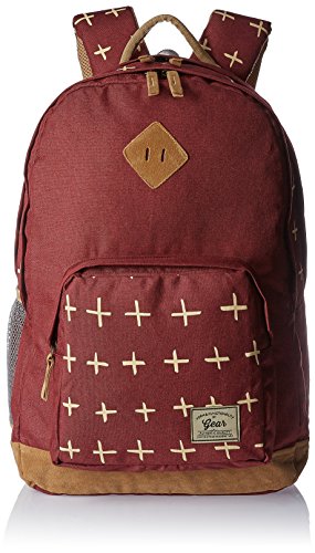 India Desire : Buy Gear Printed 42 ltrs Maroon and Brown Freshers Backpack at Rs. 452 from Amazon [Regular Price Rs 849]
