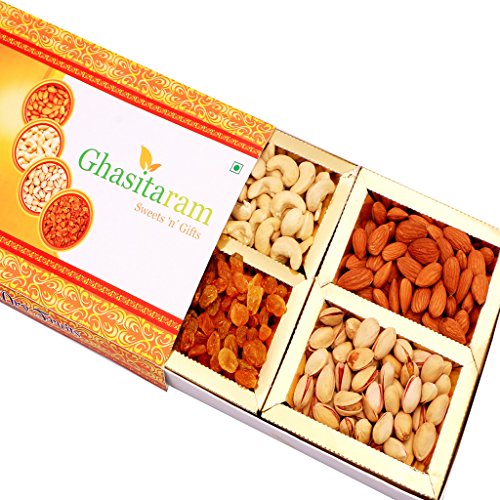 India Desire : Buy Ghasitaram Gifts Dry Fruit - Ghasitaram's Orange Dry Fruit Box 200 gms at Rs. 251 from Amazon [MRP