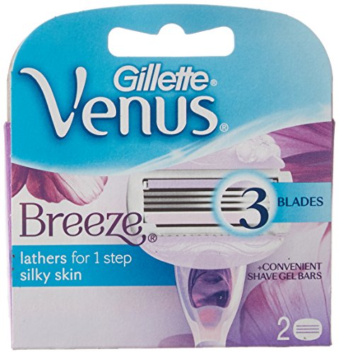 India Desire : Buy Gillette Venus Breeze Razor Blades - Pack of 2  at Rs. 295 from Amazon [MRP Rs 700]