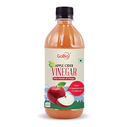 India Desire : Buy GoBio Apple Cider Vinegar with Mother Vinegar- 500 ml at Rs. 129 from Amazon