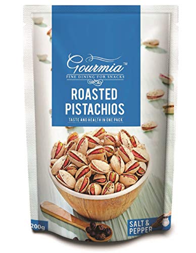 India Desire : Buy Gourmia Roasted Pistachios, Salt and Pepper, 200g at Rs. 257 from Amazon [Regular Price Rs 355]