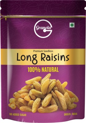 India Desire : Buy Granola 100% Natural Long Raisins(500 g) at Rs. 157 from Flipkart [MRP Rs 349]