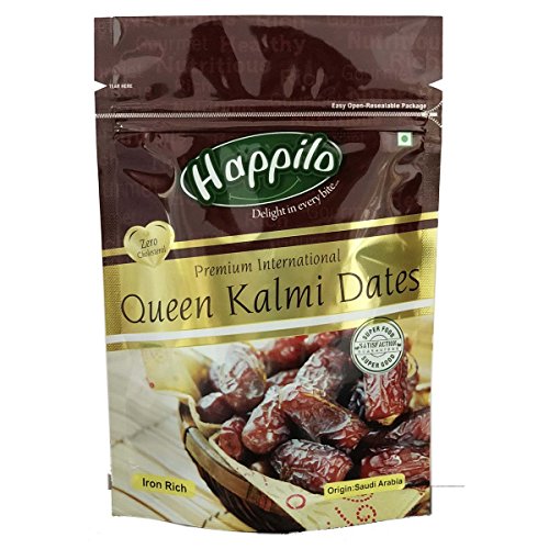 India Desire : Buy Happilo Premium International Queen Kalmi Dates, 200g (Pack of 5) + Free Rs 400 BMS Voucher at Rs. 716 from Amazon