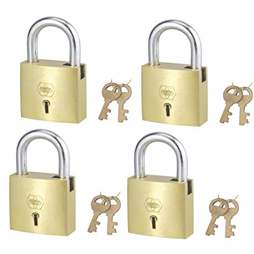 India Desire : Buy Harrison A-1-0005_PK 4 Brass 6 Levers Padlock with 2 Keys (Pack of 4) at Rs. 269 from Amazon [Regular Price Rs 699]