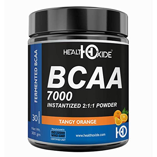India Desire : Buy HealthOxide BCAA 7000 Amino Acid INSTANTIZED 2:1:1 POWDER - 300 gm (ORANGE) at Rs. 583 from Amazon