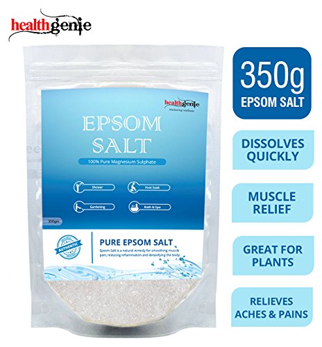 India Desire : Buy Healthgenie Epsom Salt for Relaxation and Pain Relief - 350 g at Rs. 90 from Amazon [MRP Rs 399]