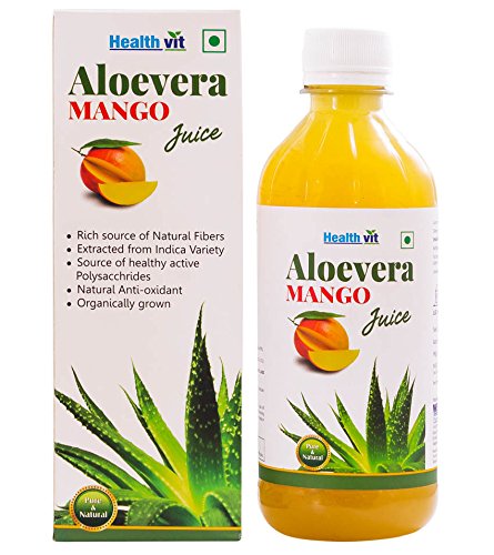 India Desire : Buy Healthvit 100% Natural Aloevera Mango Juice - 500 ml at Rs. 139 from Amazon [Regular Price 206]