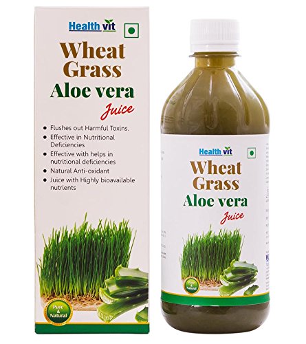 India Desire : Buy Healthvit Wheat Grass Aloevera Juice - 500 ml at Rs. 199 from Amazon