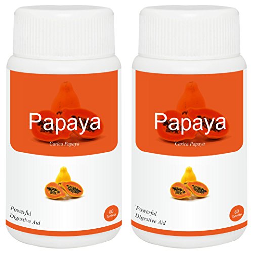 Buy Herb Essential Carica Papaya Leaf Extract 500mg 60 Tablets (Pack