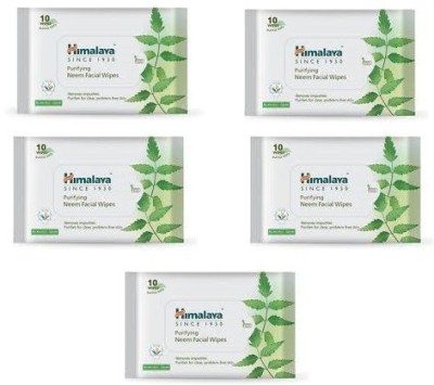 India Desire : Buy Himalaya Purifying Neem Facial Wipes(Pack of 5) at Rs. 157 from Flipkart [Regular Price Rs 215]