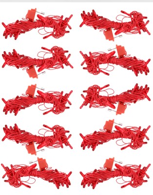 India Desire : Buy Home Delight 130 inch Red Rice Lights (Pack of 10) at Rs. 249 from Flipkart [Selling Price Rs 600]
