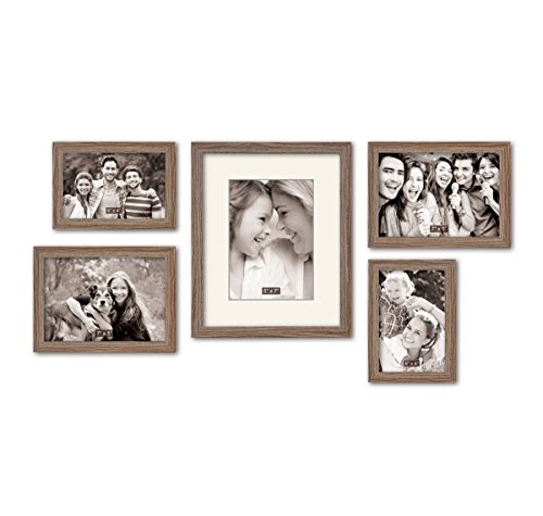India Desire : Buy @Home MDF Photo Frame (23.3 cm x 28.4 cm x 1.3 cm, Oak, Set of 5) at Rs. 287 from Amazon [MRP Rs 999]