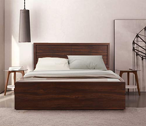 India Desire : Buy HomeTown Alana Engineered Wood Box Storage Queen Size Bed in Cocorica Colour at Rs. 7999 from Pepperfry [MRP Rs 35500]