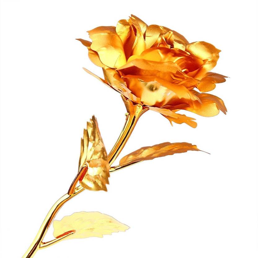 India Desire : Buy Homesogood 24K Gold Rose With Gift Box Artificial Flower Gift Set at Rs. 99 from Flipkart [Regular Price Rs 260]