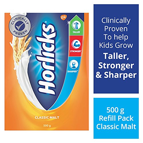 India Desire : Buy Horlicks Health & Nutrition drink - 500 g Refill pack (Classic Malt) at Rs. 140 from Amazon [Regular Price 208 ]