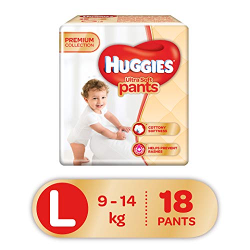 India Desire : Buy Huggies Ultra Soft Pants Diapers, Large (Pack of 18) at Rs. 149 from Amazon [Regular Price Rs 249]