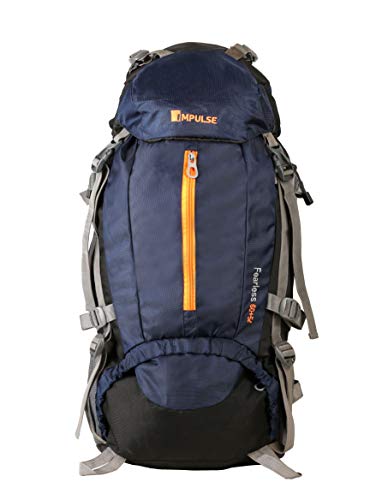 India Desire : Buy Impulse 65 Ltrs Blue Trekking Backpack (Inverse U Blue) at Rs. 799 from Amazon [Regular Price Rs 1199]