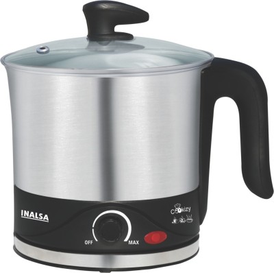 India Desire : Buy Inalsa Cookizy Electric Kettle(1.5 L, Silver, Black) at Rs. 1000 from Flipkart [Regular Price Rs 1343]