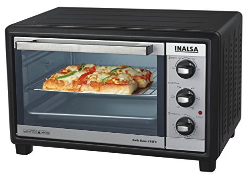 India Desire : Buy Inalsa Kwik Bake 1500-Watt 24-Litre OTG with Motorized Rotisserie (Black) at Rs. 3895 from Amazon [Regular Price Rs 4999]