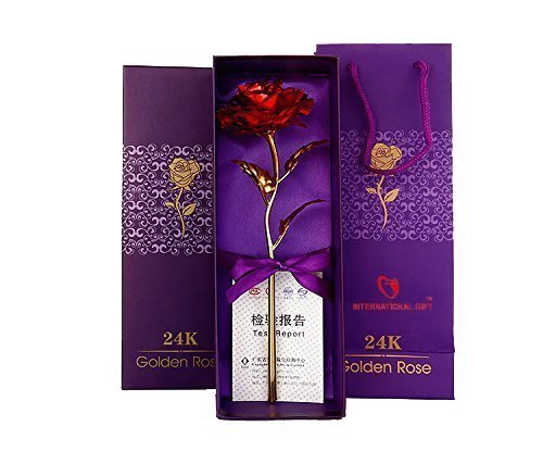 India Desire : Buy International Gift Red Rose 25 cm Gift Box and Carry Bag (25 cm, Red) at Rs. 156 from Amazon [Regular Price Rs 334]