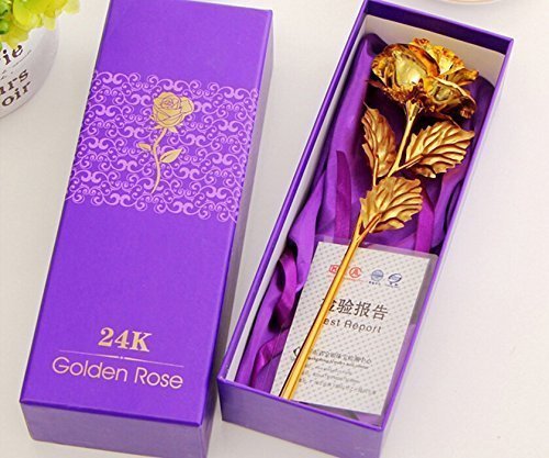 India Desire : Buy JaipurCrafts 24K Gold Rose with Gift Box and Carry Bag at Rs. 229 from Amazon