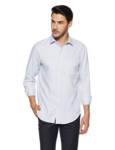 India Desire : Buy John Players Mens Striped Slim Fit Formal Shirt (JFMWSHINS7022002_Placid Blue_39) at Rs. 300 from Amazon
