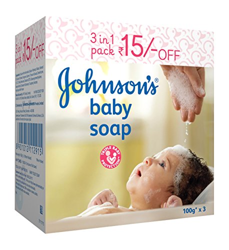 India Desire : Buy Johnson's Baby Soap 100g (Pack of 3) at Rs. 64 from Amazon [MRP Rs 150]