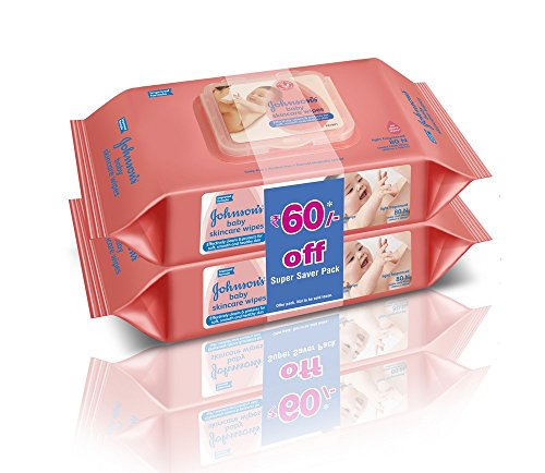 India Desire : Buy Johnson's baby skincare Wipes 80s pack of 2 at Rs. 281 from Amazon [Regular Price 380]