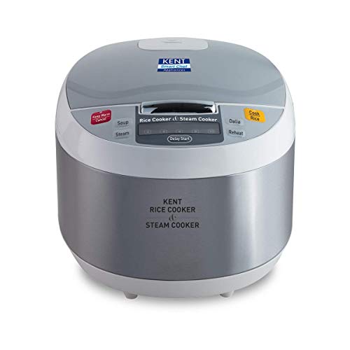 India Desire : Buy KENT Rice and Steam Cooker 860-Watt (Steel Grey) at Rs. 1825 from Amazon [Regular Price Rs 3979]