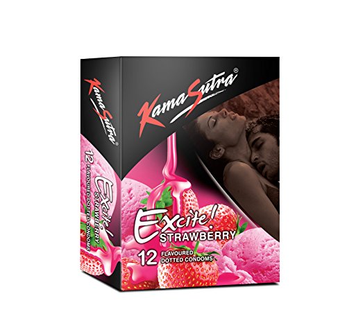 India Desire : Buy Kamasutra Strawberry Exite Condoms - 50 Count (Pack of 3) at Rs. 544 from Amazon [MRP Rs 1000]