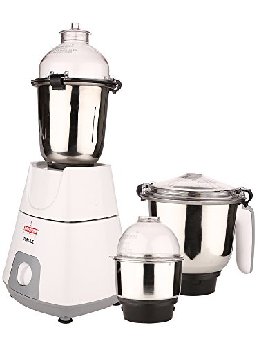 India Desire : Buy Kanchan Torque White Mixer Grinder 3 Jars 750W at Rs. 2336 from Amazon [Flipkart Price Rs 2895]