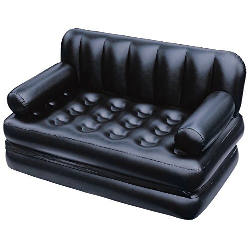 India Desire : Buy Karmax Bestway 75056 Three Seater Sofa Cum Bed (Black) at Rs. 1238 from Amazon [MRP Rs 6499]