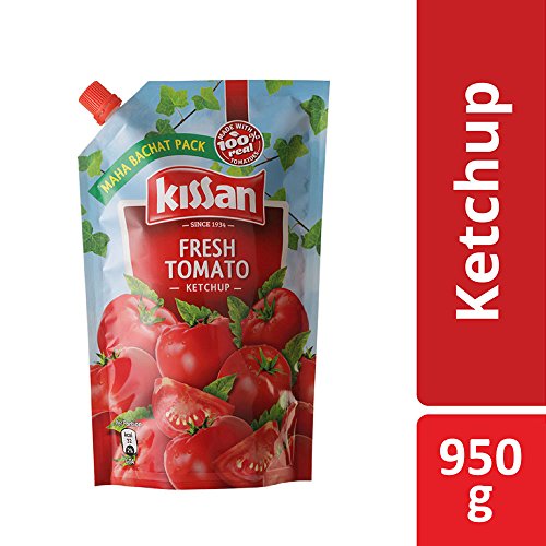 India Desire : Amazon Steal Deal: Buy Kissan Fresh Tomato Ketchup, 950g at Rs. 86 [MRP Rs 125]